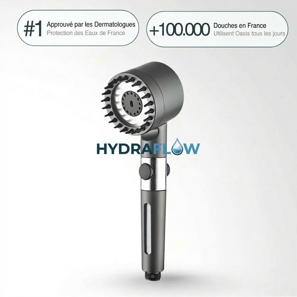 HYDRAFLOW Filtre de Douche Pure